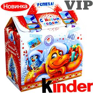 Сладкий подарок на Новый Год в жестяной упаковке весом 1200 грамм по цене 1762 руб в Серафимовиче