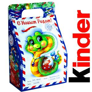 Детский подарок на Новый Год в жестяной упаковке весом 335 грамм по цене 1312 руб в Серафимовиче