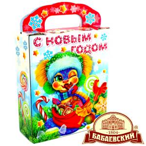 Детский подарок на Новый Год в мешочке весом 800 грамм по цене 1261 руб в Серафимовиче